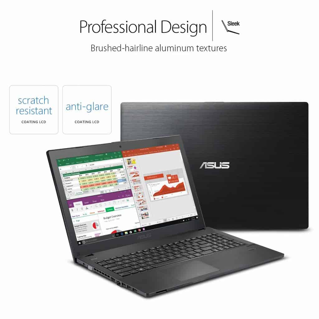 Image of the ASUSPRO P2540UB-XB71 laptop display