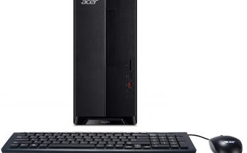 Image shows the front face of the Acer Aspire TC-885-ACCFLi5 desktop