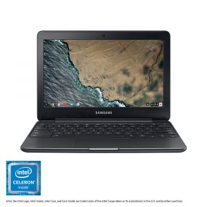 Picture of the Samsung Chromebook 3 laptop; the deal of the day on Amazon