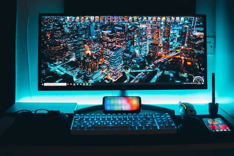 Computer monitor with a 4K resolution